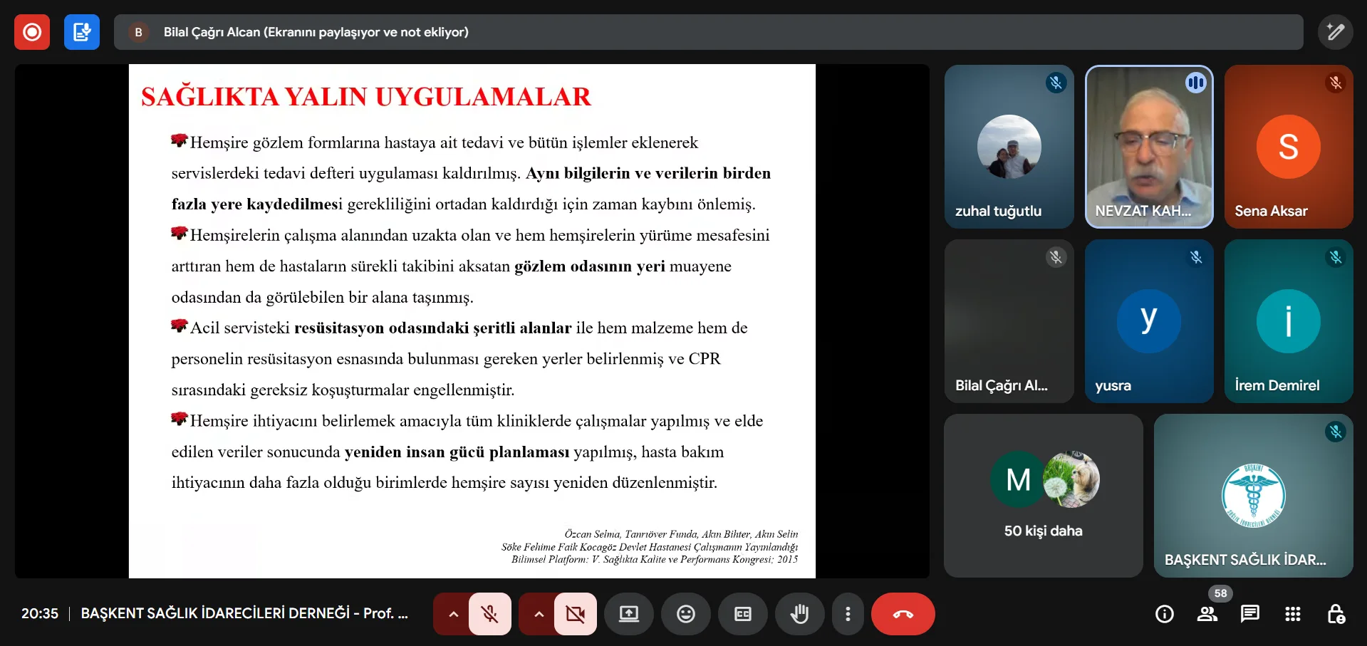 Sağlık Yönetiminde Bilişim & Yapay Zeka Eğitimi Gerçekleştirildi - Sn.Doç.Dr. Mahir ÜLGÜ
